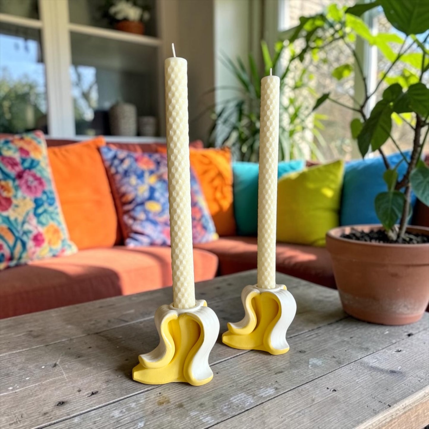 Banana candle set