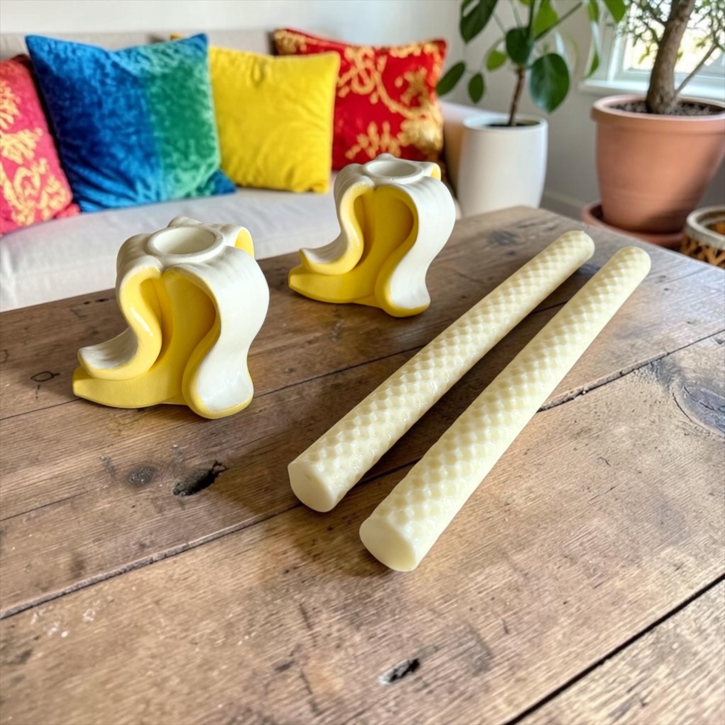 Banana candle set