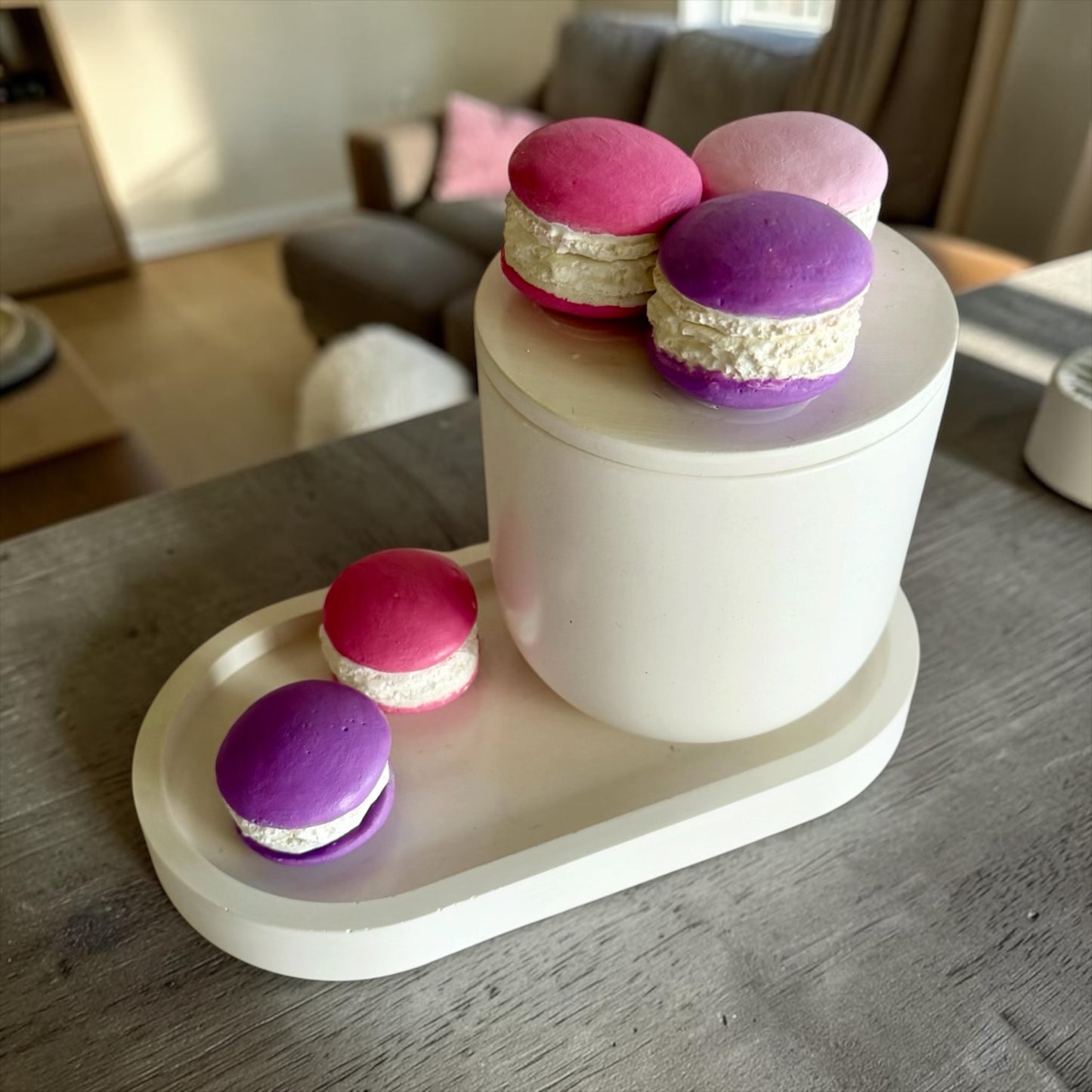 Candle and tray set