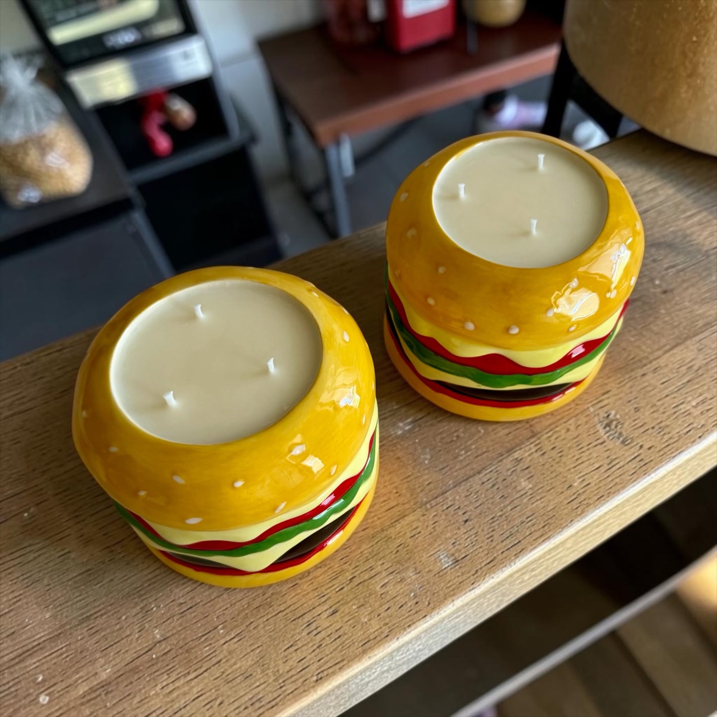 XL burger candle