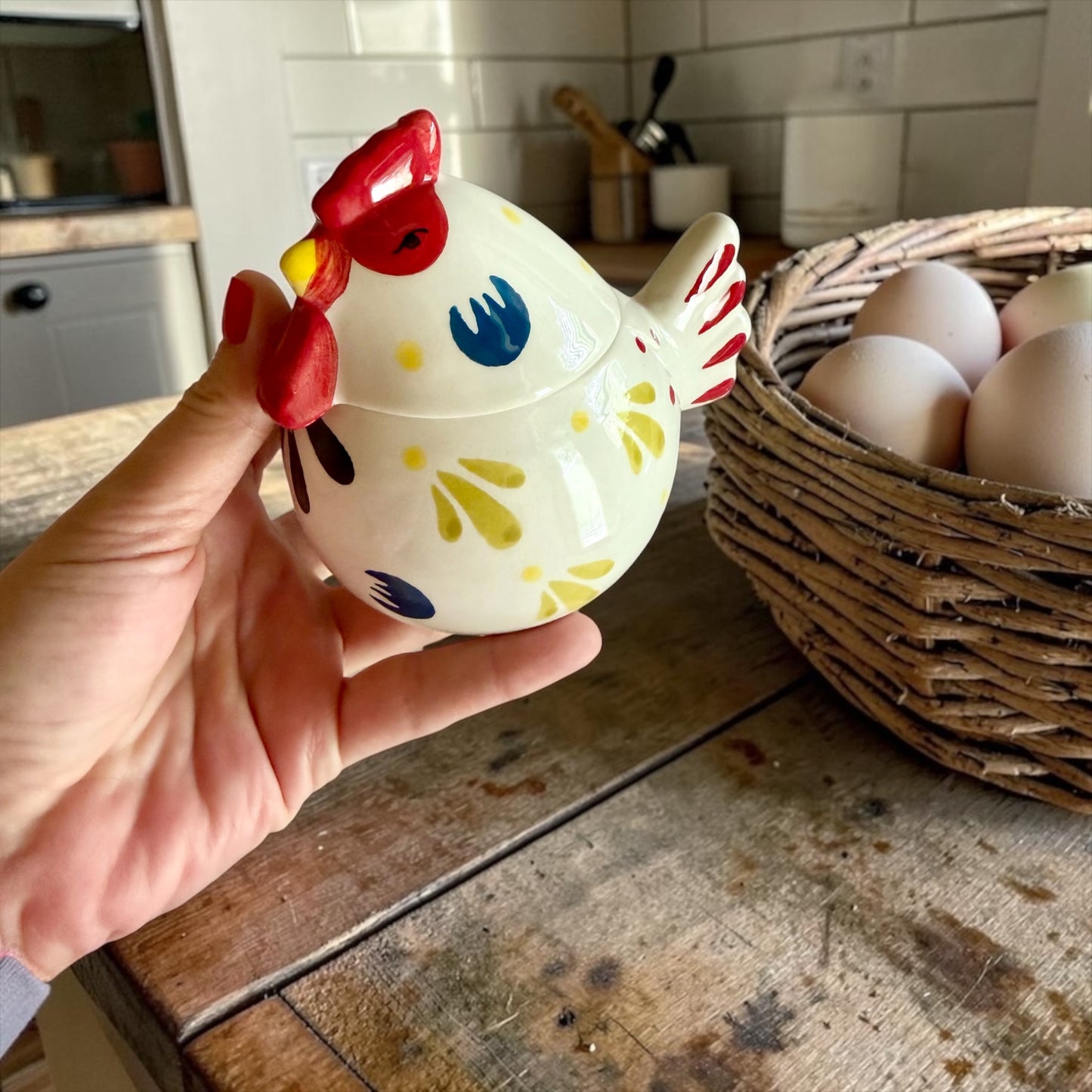 Chicken with lid