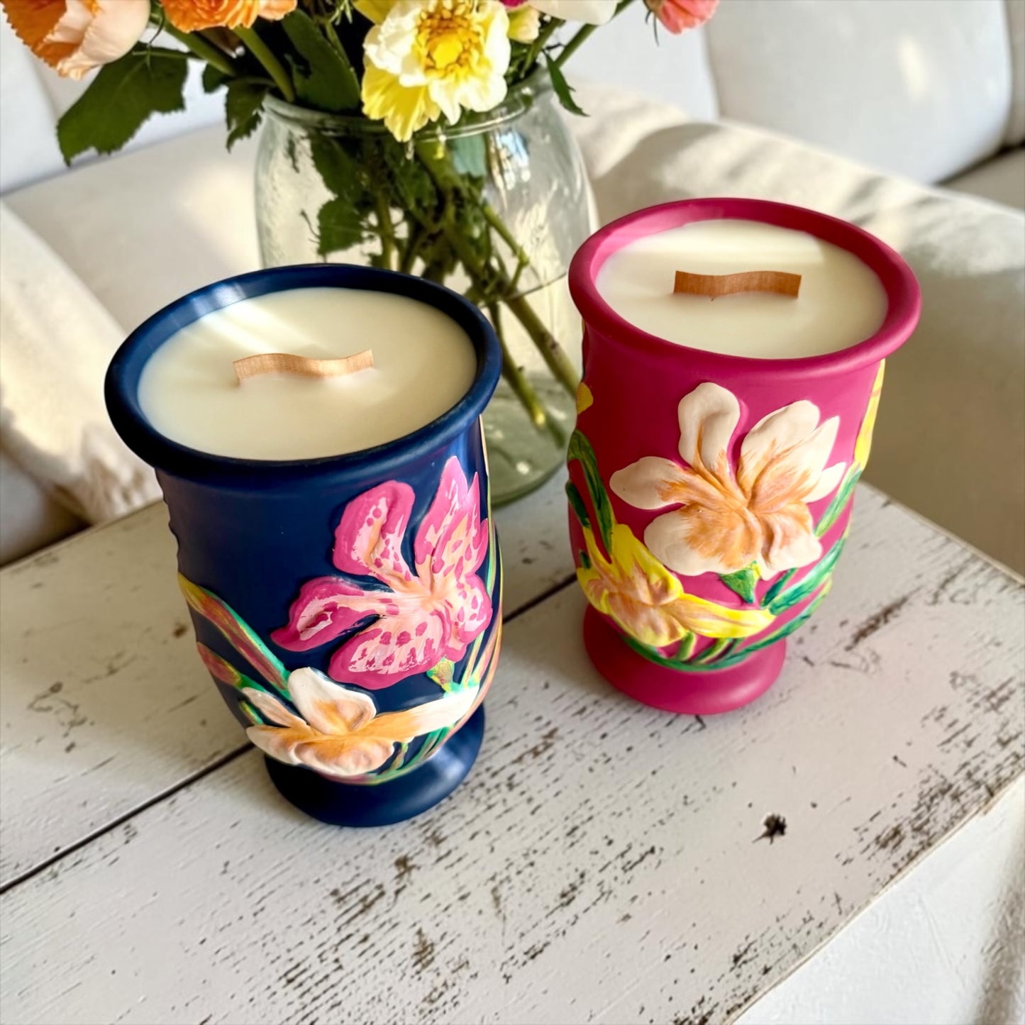 Bright summer flowers