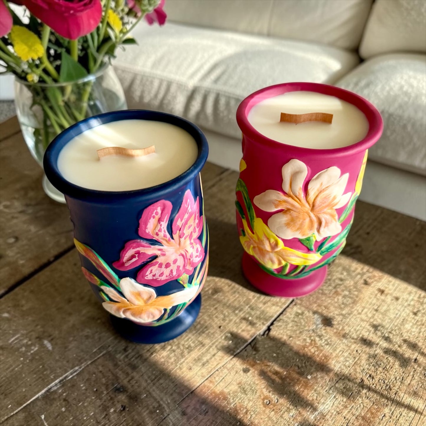 Bright summer flowers