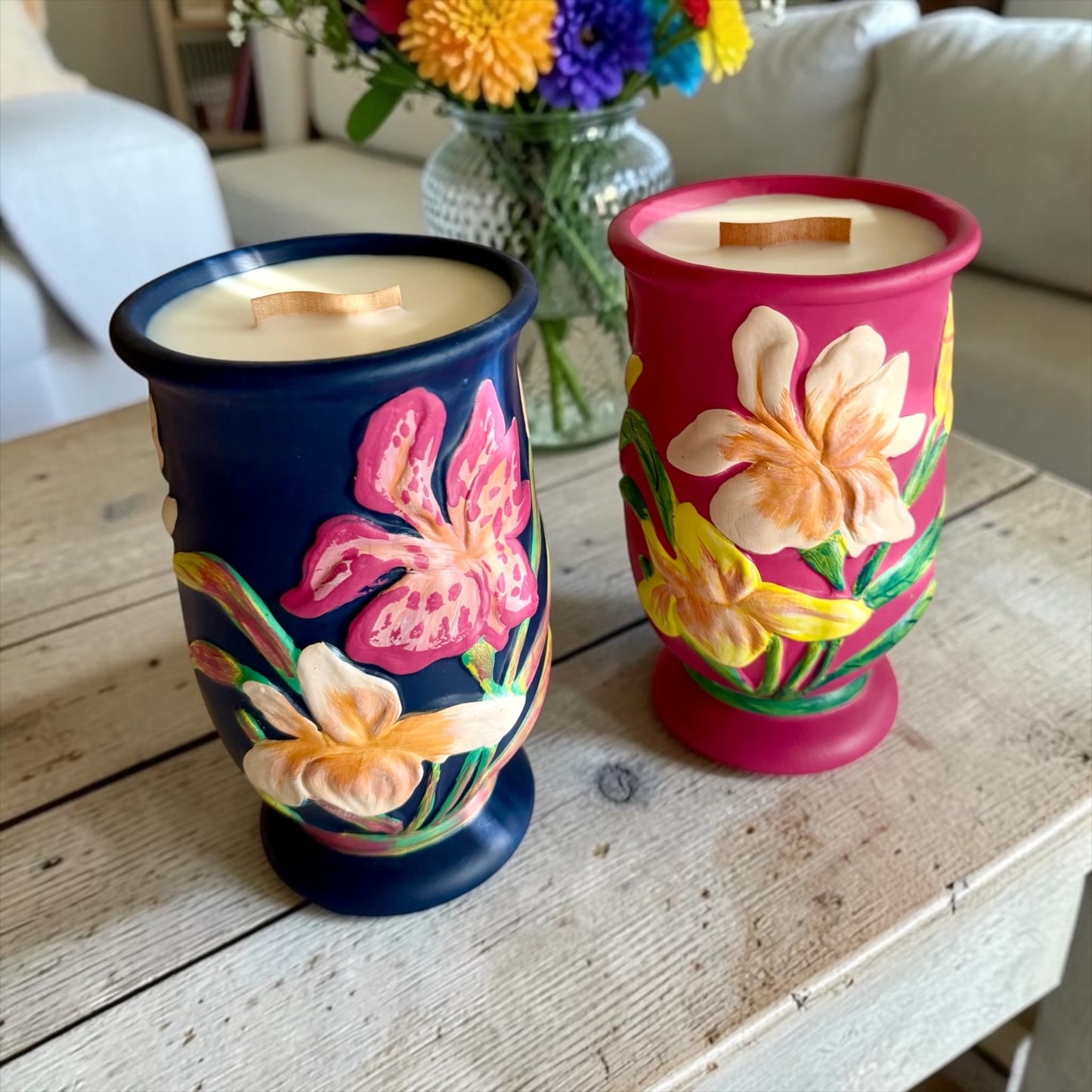 Bright summer flowers