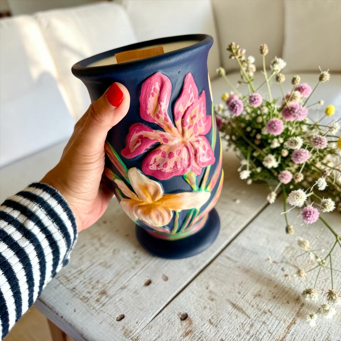 Bright summer flowers