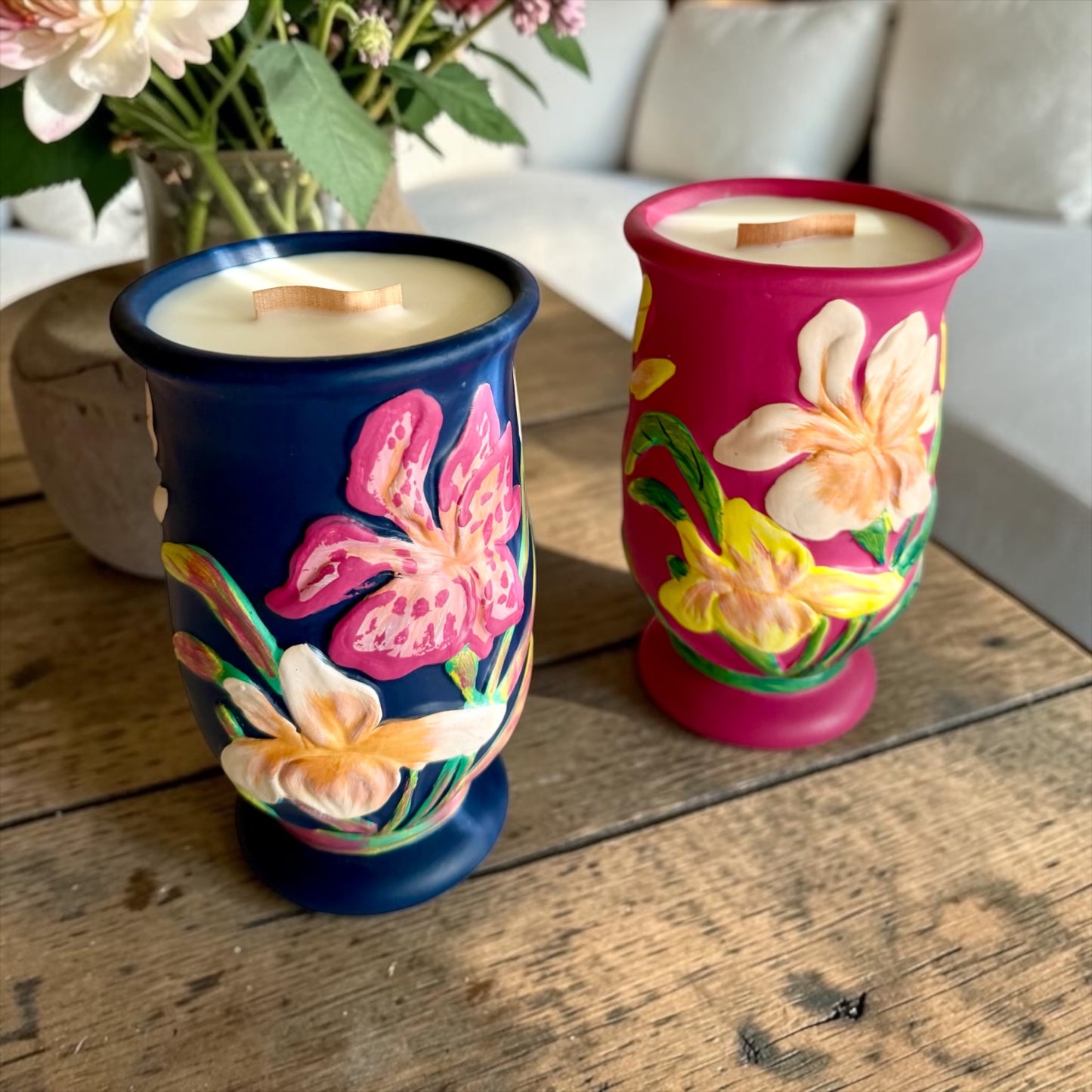 Bright summer flowers