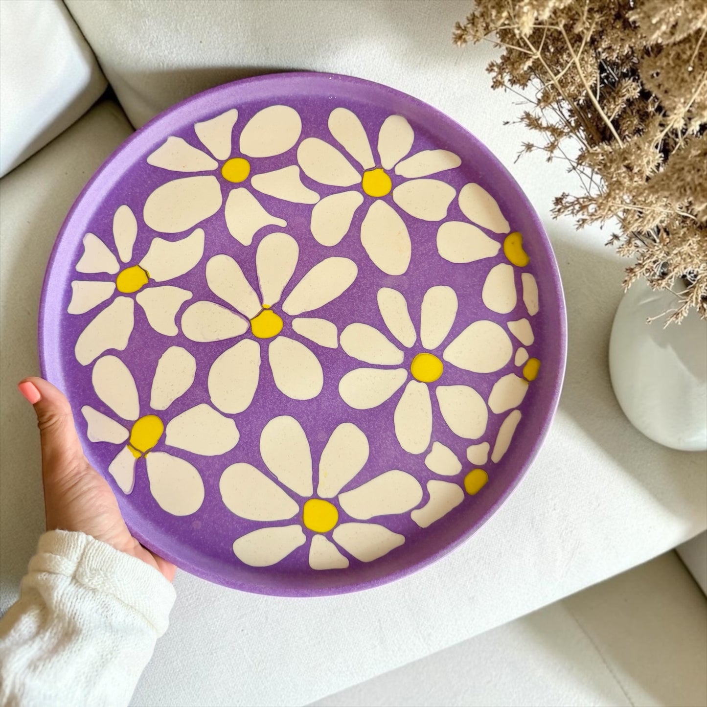 Daisies tray