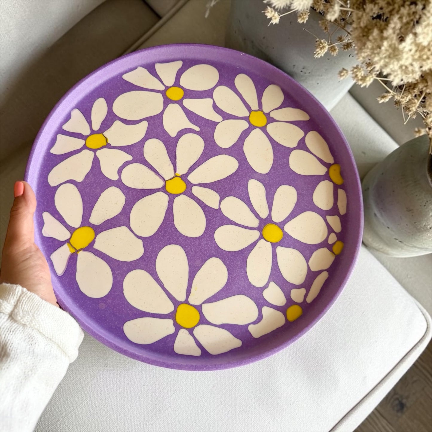 Daisies tray