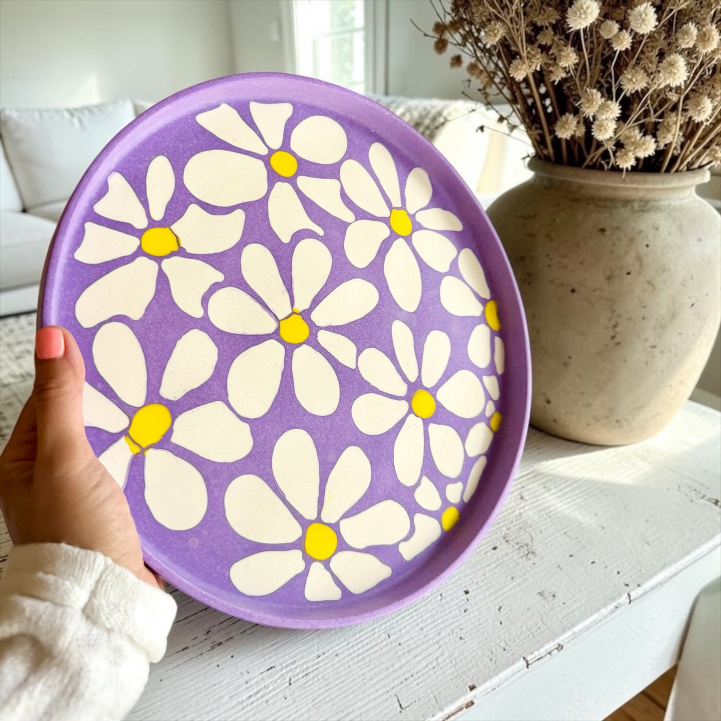 Daisies tray