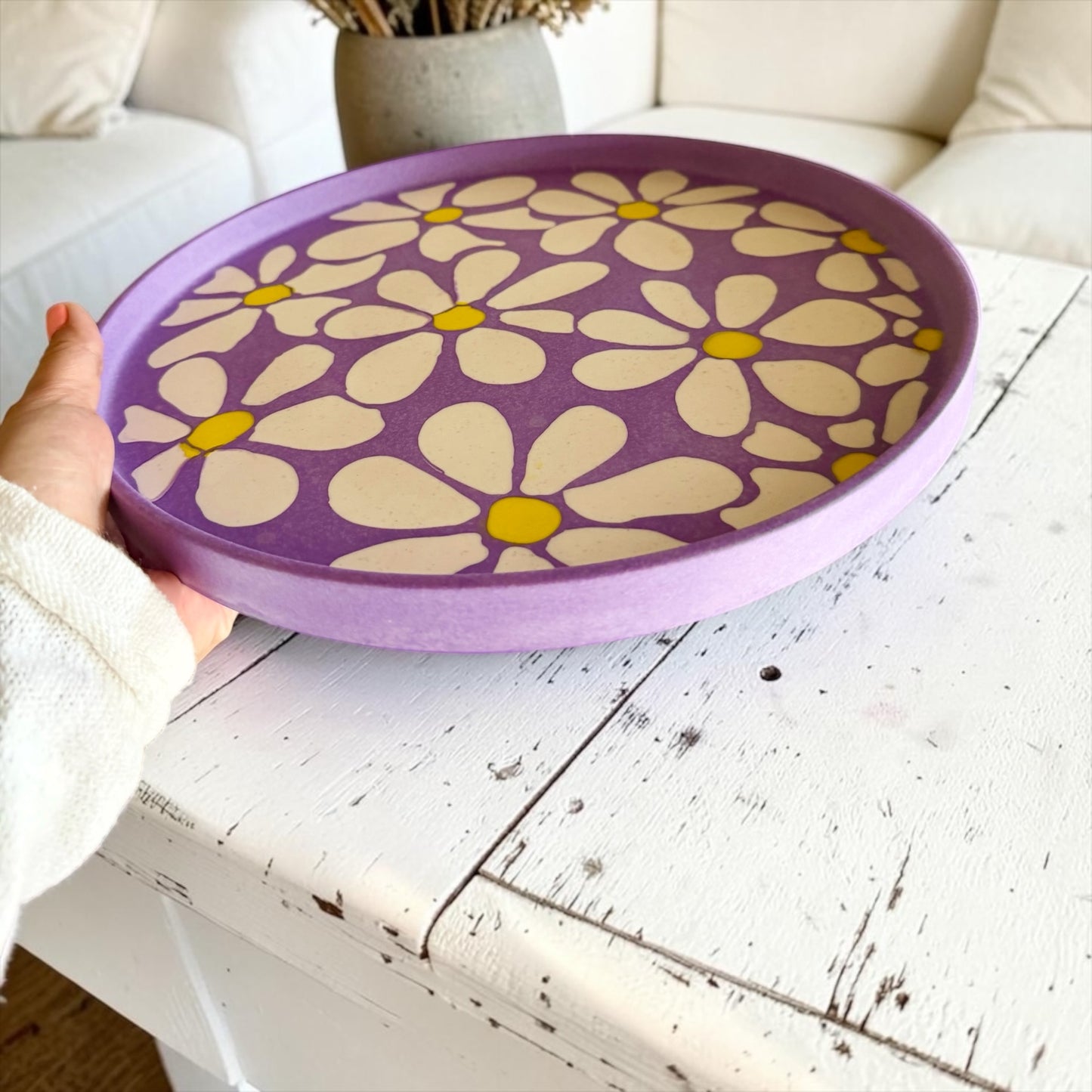 Daisies tray