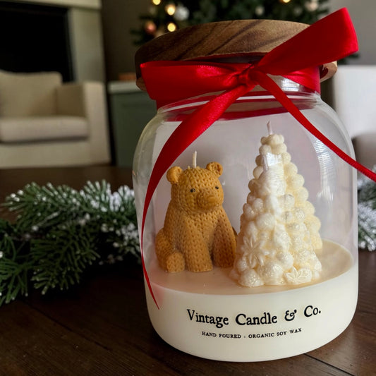 White Christmas in a jar