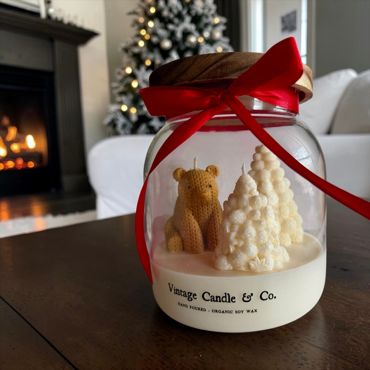 White Christmas in a jar