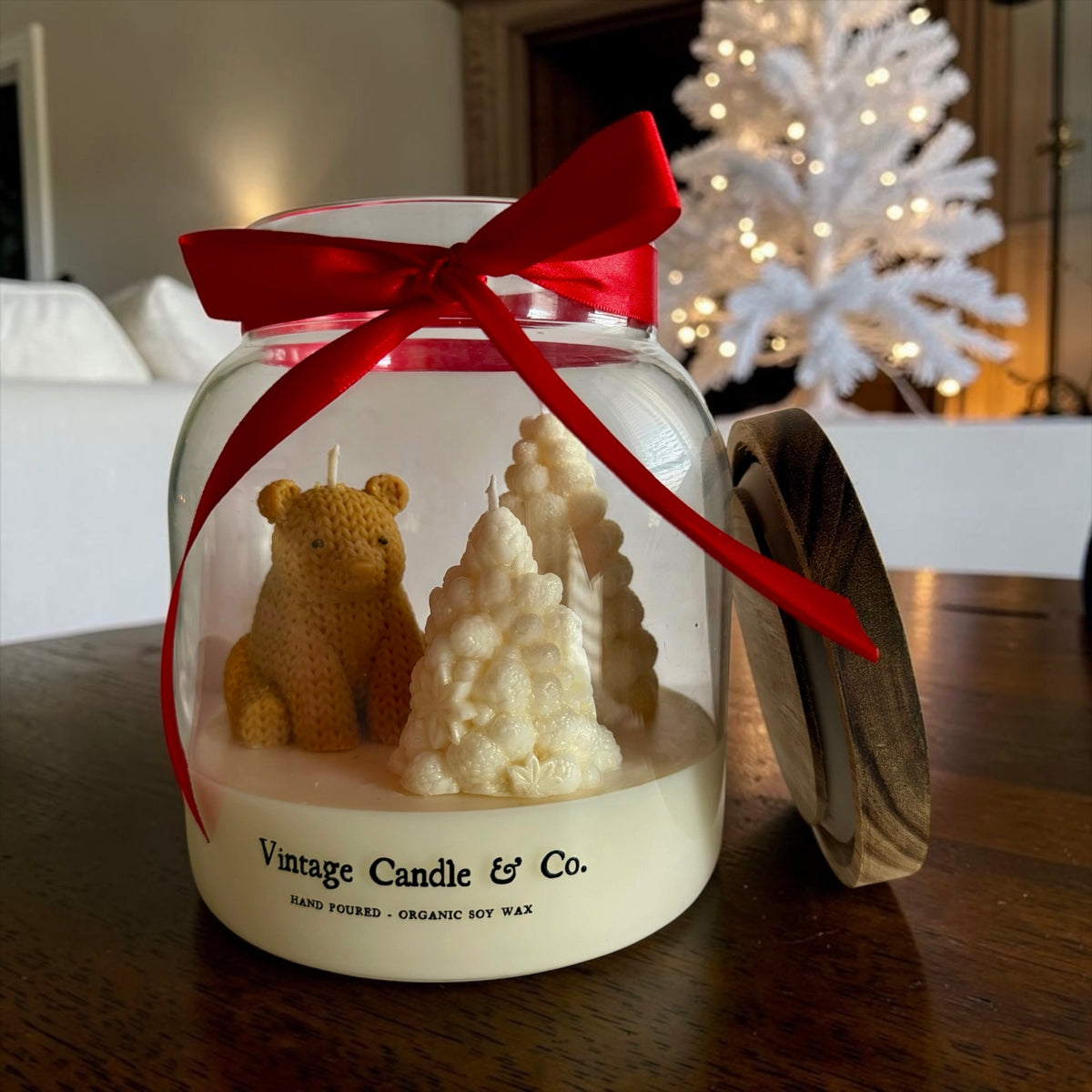 White Christmas in a jar