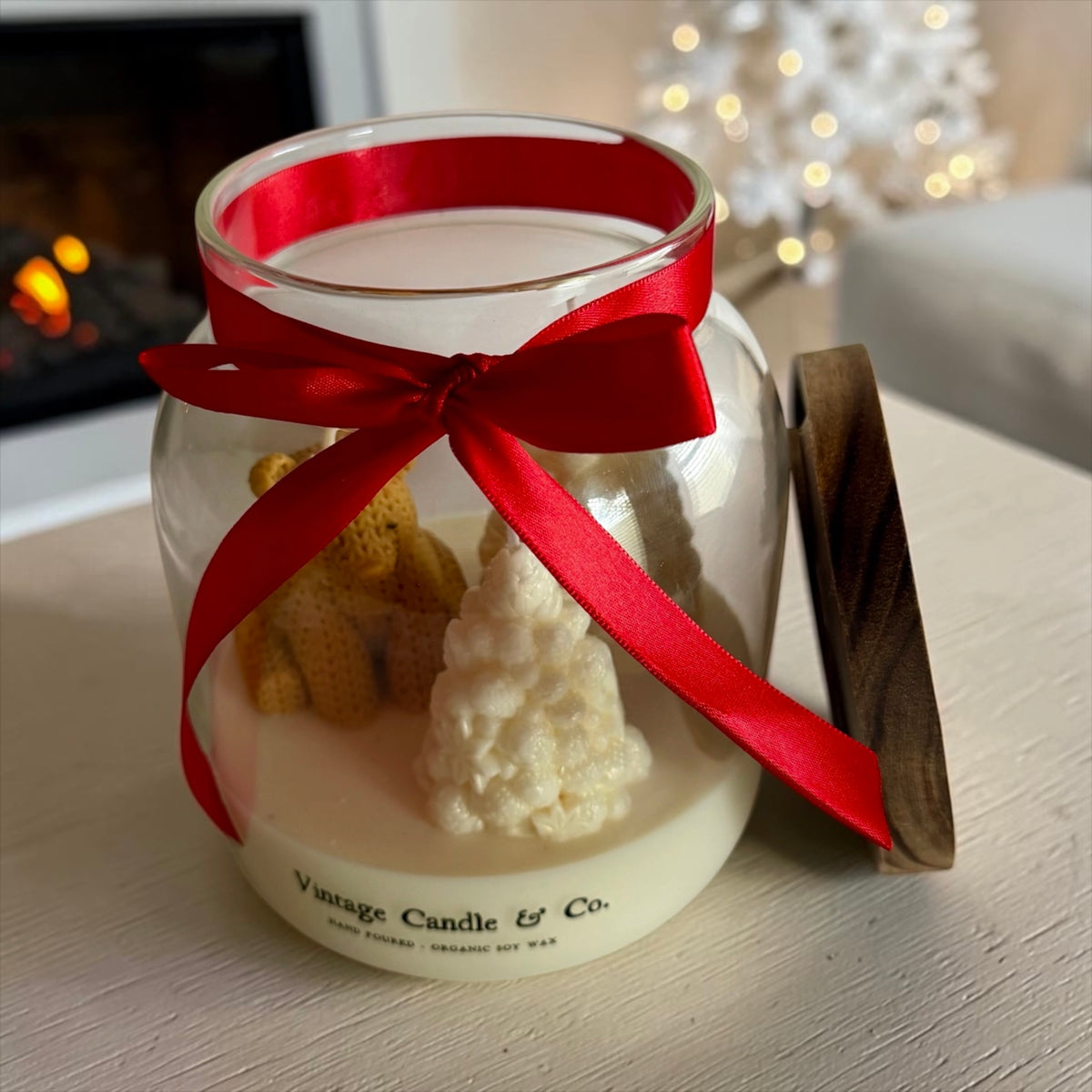 White Christmas in a jar